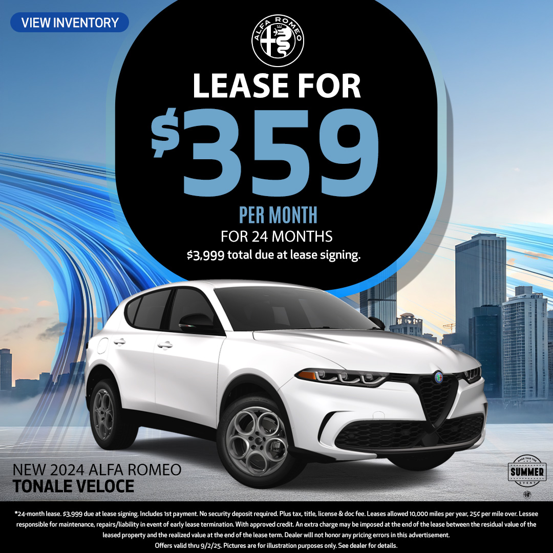 2025 Alfa Romeo Tonale Offer