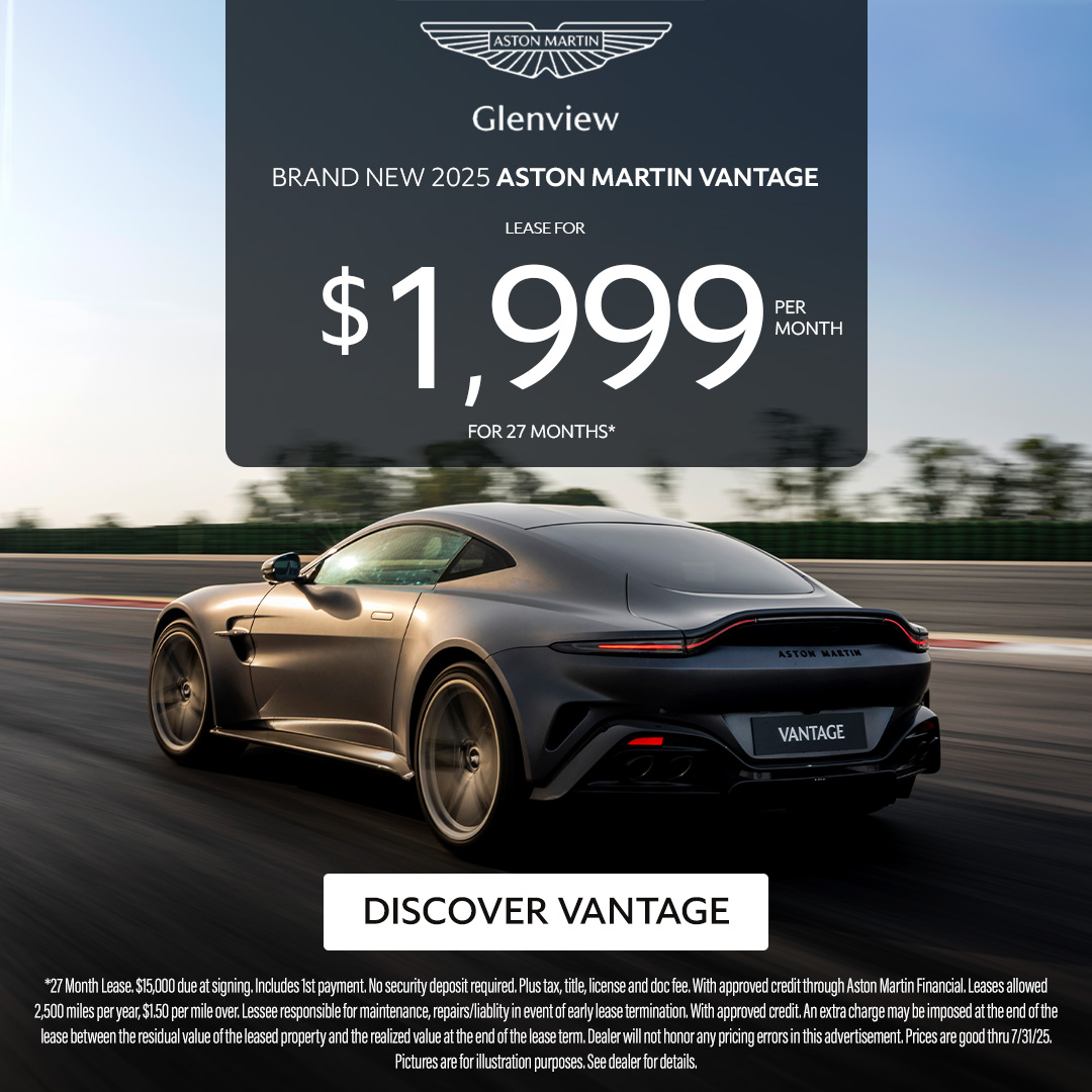 2025 Aston Martin Vantage Offer