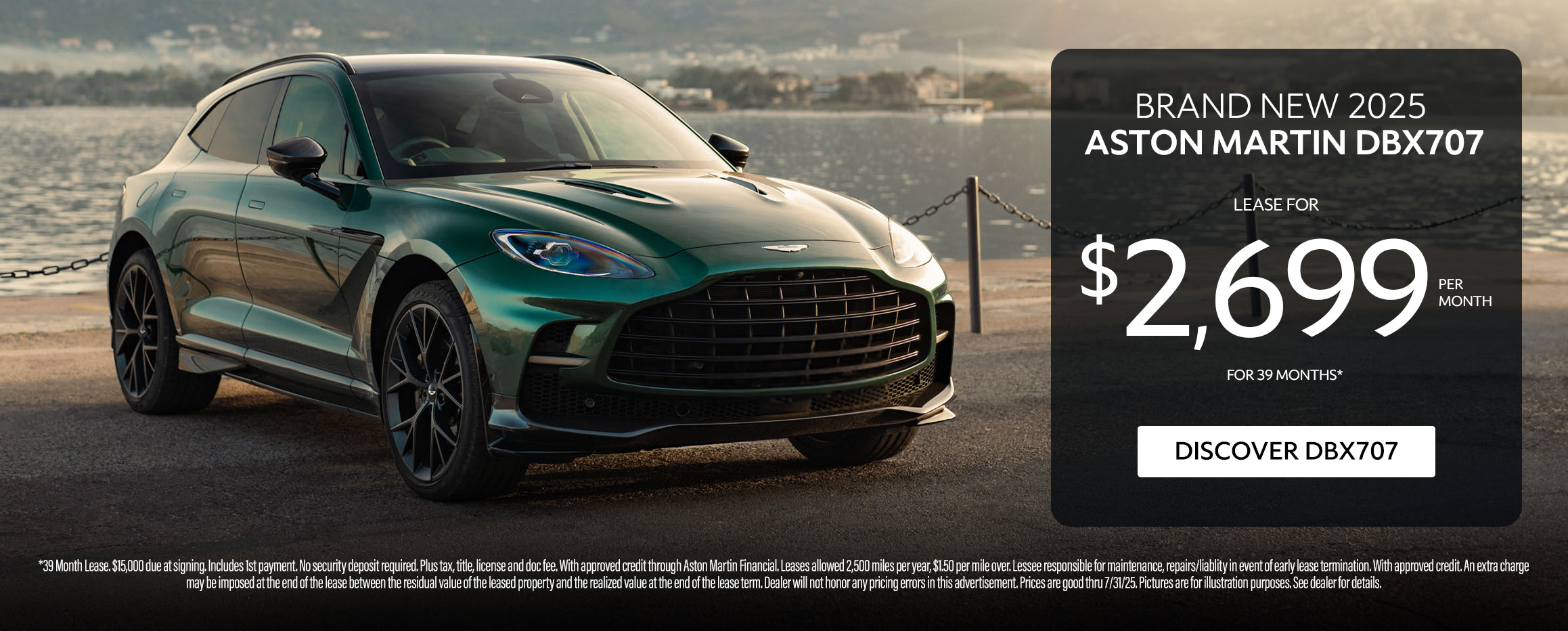 New 2025 Aston Martin DBX707 Offer