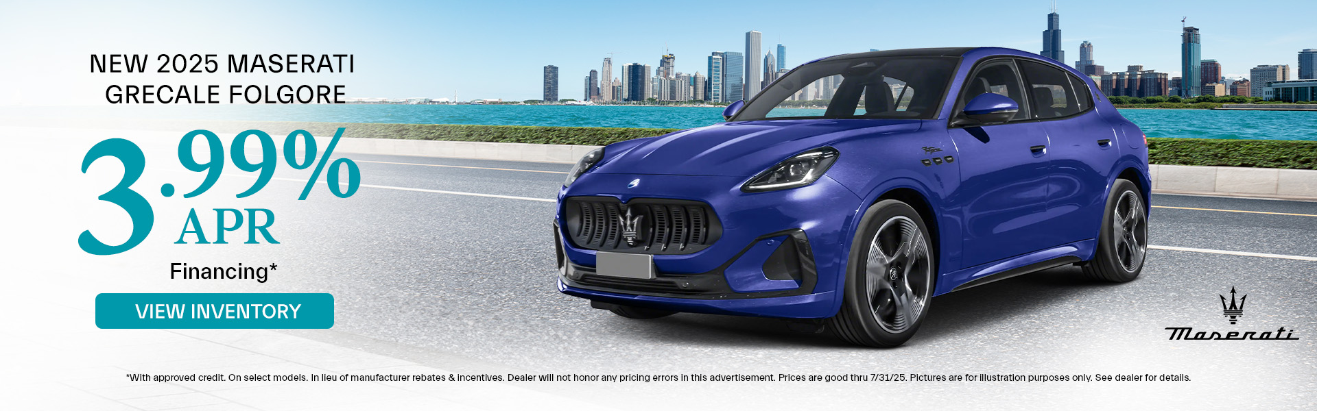 New 2025 Maserati Grecale Folgore Offer