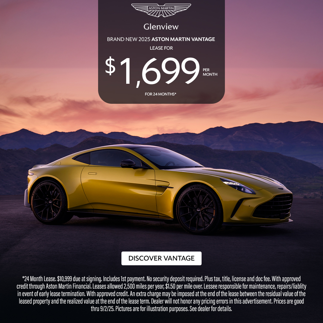 2025 Aston Martin Vantage Offer